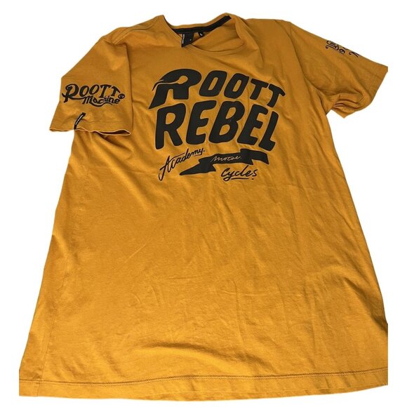 ROOTT & CO. Other - ROOTT + Co  ROOTT Rebel Roott Machine Acadamy Motorcycles Tshirt Large UK Custom